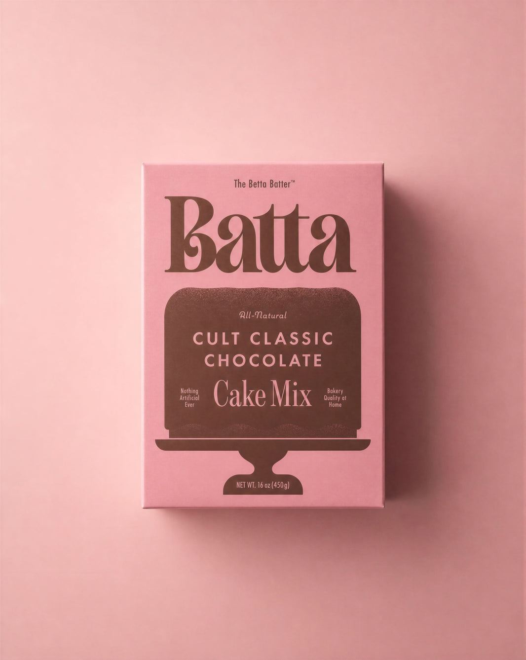 The Cult Classic Chocolate box. The all-natural claim - Nothing Artificial Ever - is printed on the front, not tucked away on the back.