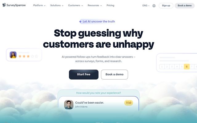 SurveySparrow Review: Cheap Per Response, Expensive Per Seat