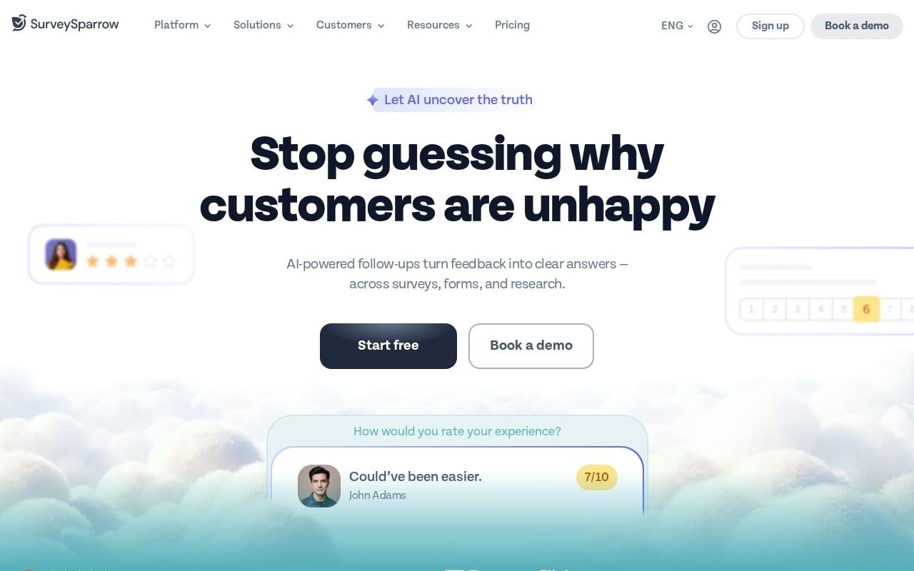 SurveySparrow Review: Cheap Per Response, Expensive Per Seat